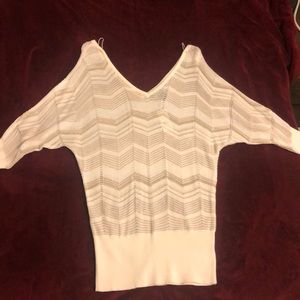 Cream light cover up, sweater